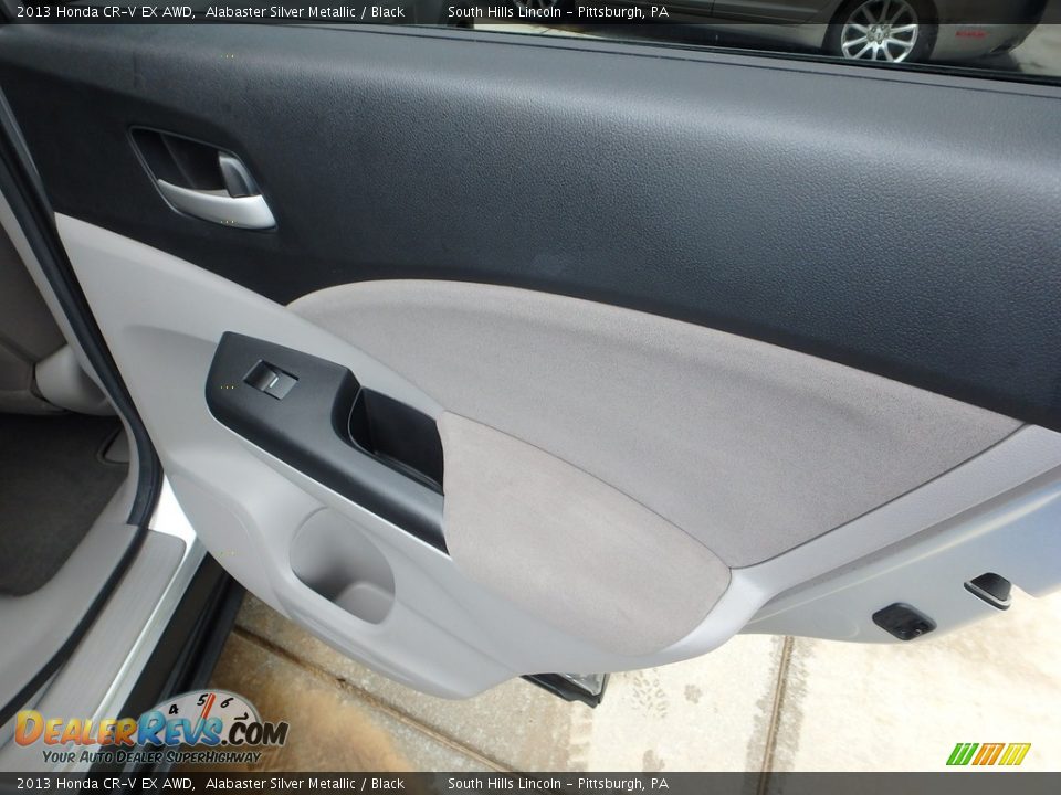 2013 Honda CR-V EX AWD Alabaster Silver Metallic / Black Photo #13