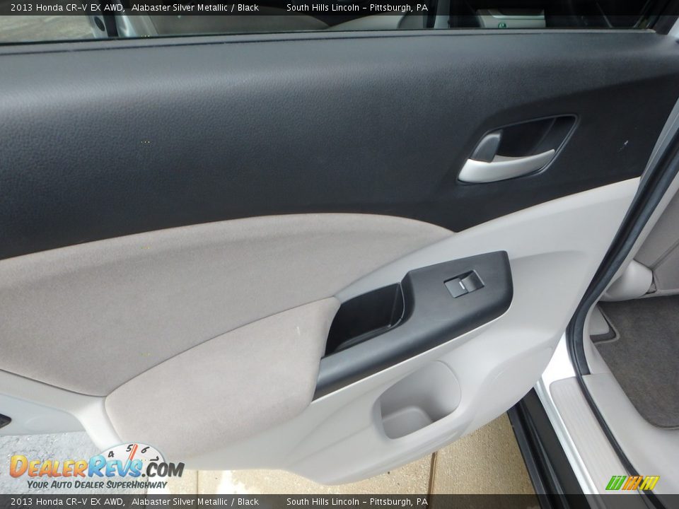 2013 Honda CR-V EX AWD Alabaster Silver Metallic / Black Photo #17