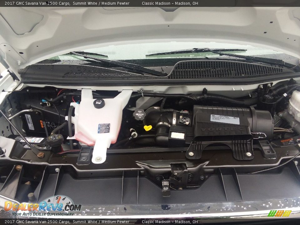 2017 GMC Savana Van 2500 Cargo Summit White / Medium Pewter Photo #17