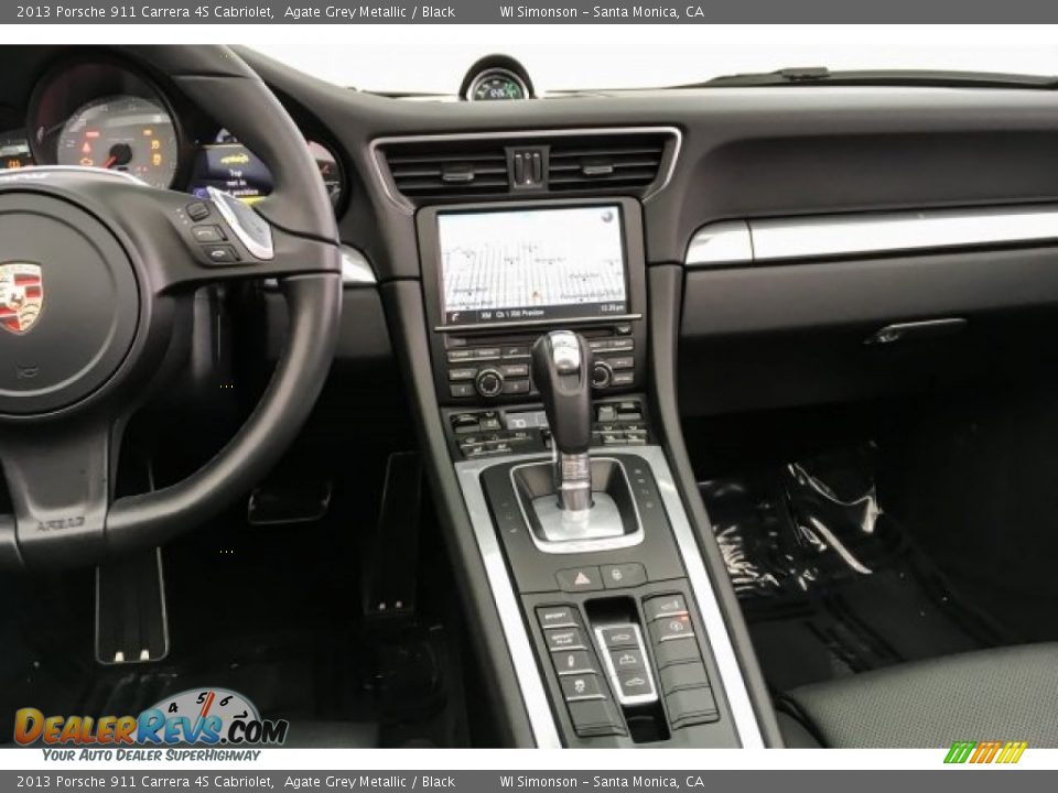 2013 Porsche 911 Carrera 4S Cabriolet Agate Grey Metallic / Black Photo #5
