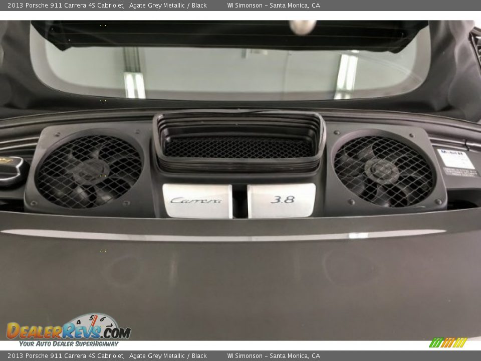 2013 Porsche 911 Carrera 4S Cabriolet Agate Grey Metallic / Black Photo #9