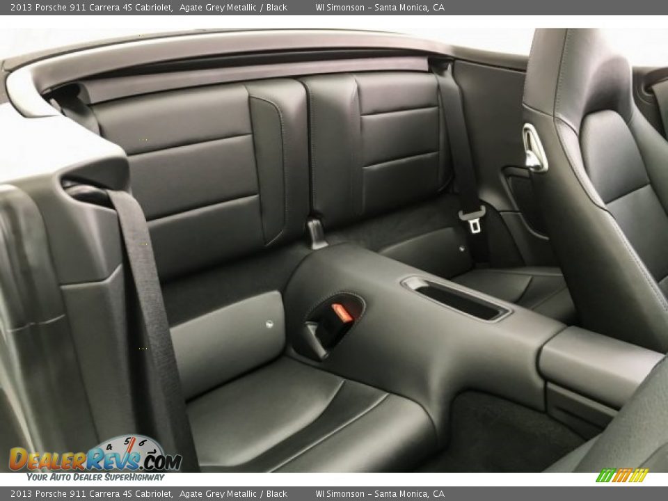 2013 Porsche 911 Carrera 4S Cabriolet Agate Grey Metallic / Black Photo #15