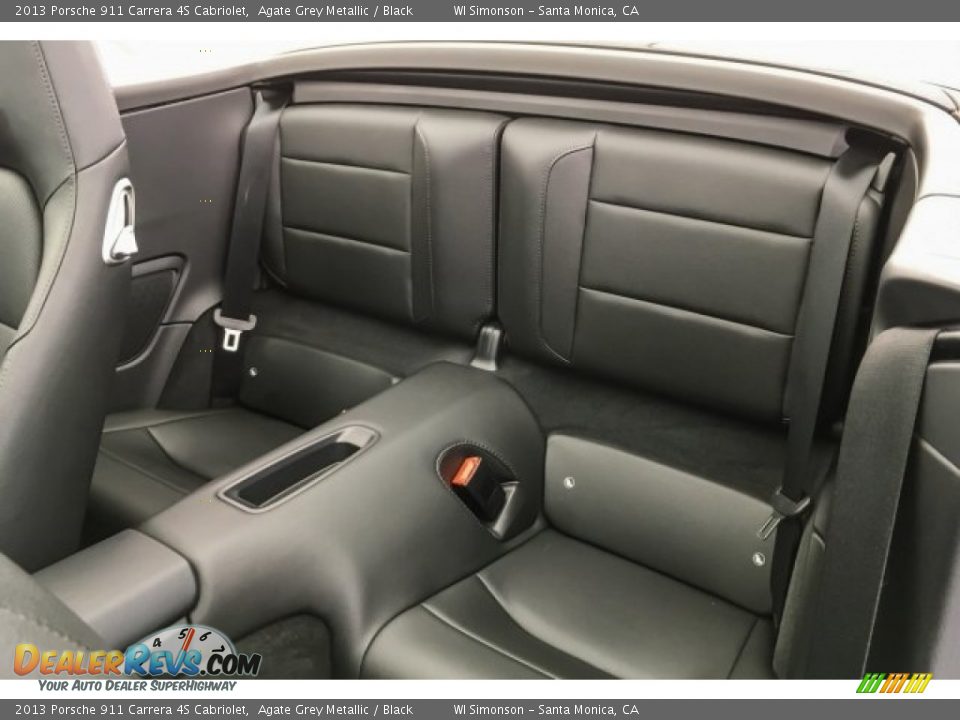 2013 Porsche 911 Carrera 4S Cabriolet Agate Grey Metallic / Black Photo #17