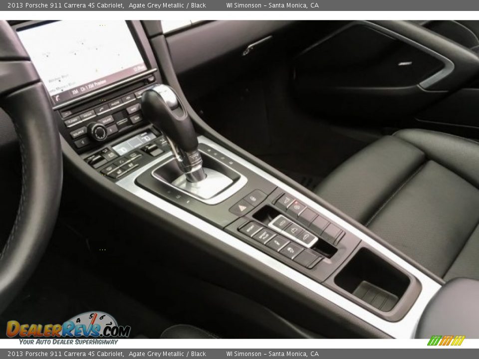 2013 Porsche 911 Carrera 4S Cabriolet Agate Grey Metallic / Black Photo #21