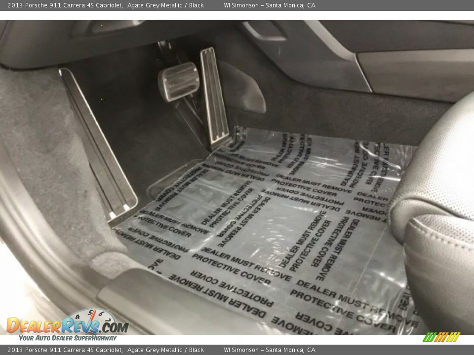 2013 Porsche 911 Carrera 4S Cabriolet Agate Grey Metallic / Black Photo #22