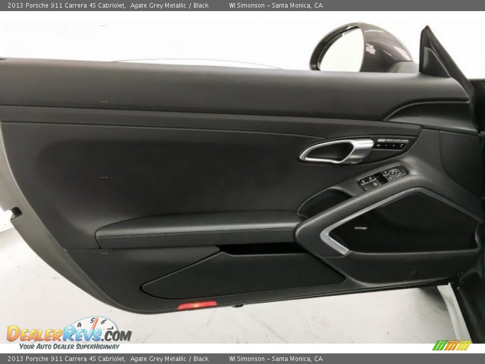 2013 Porsche 911 Carrera 4S Cabriolet Agate Grey Metallic / Black Photo #24