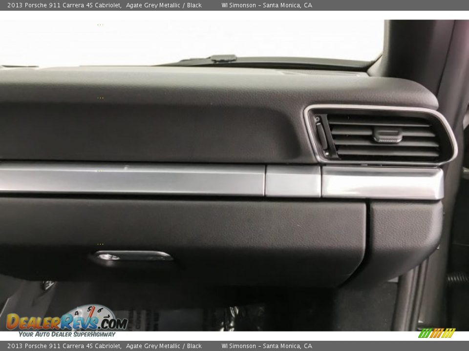2013 Porsche 911 Carrera 4S Cabriolet Agate Grey Metallic / Black Photo #26