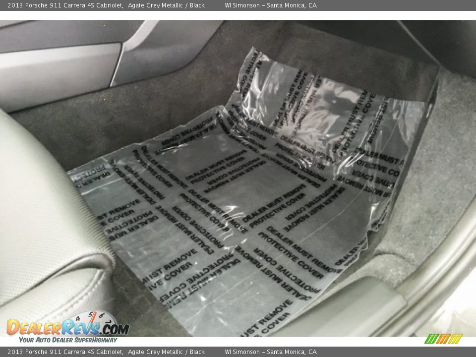 2013 Porsche 911 Carrera 4S Cabriolet Agate Grey Metallic / Black Photo #28
