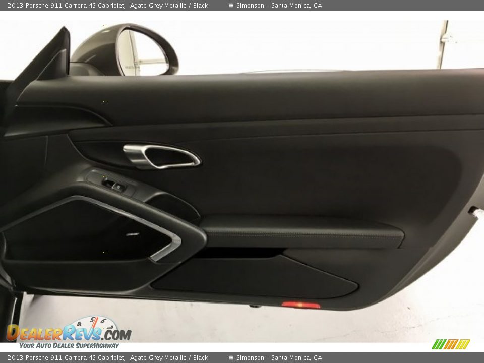 2013 Porsche 911 Carrera 4S Cabriolet Agate Grey Metallic / Black Photo #29