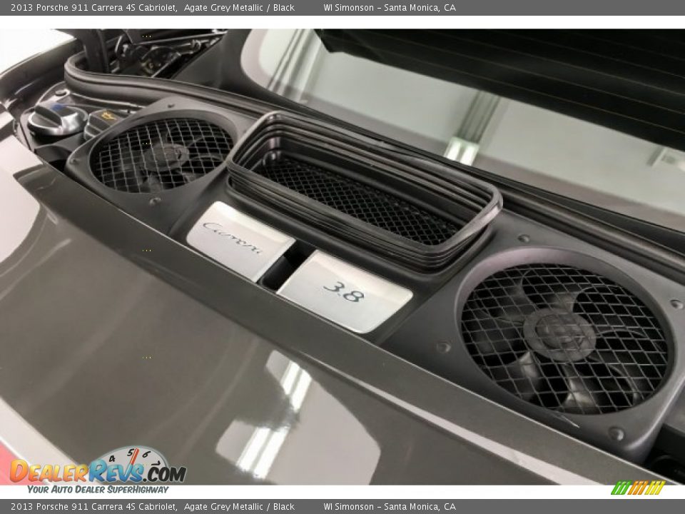 2013 Porsche 911 Carrera 4S Cabriolet Agate Grey Metallic / Black Photo #30