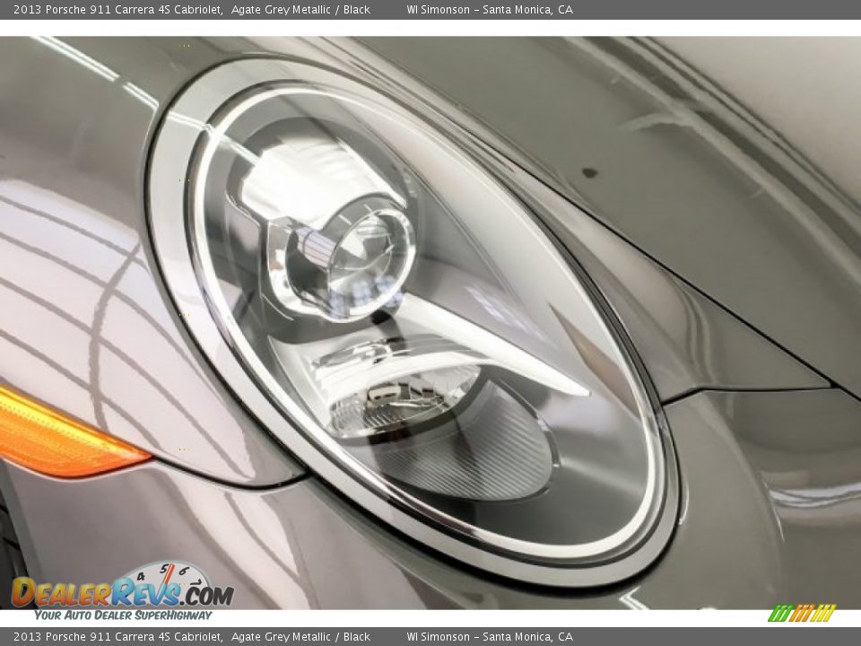 2013 Porsche 911 Carrera 4S Cabriolet Agate Grey Metallic / Black Photo #31