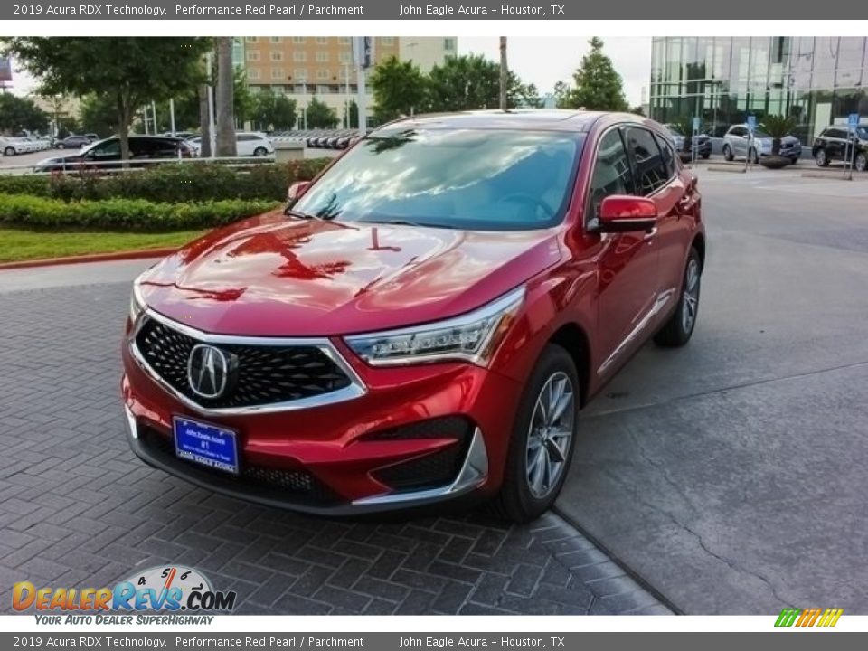 2019 Acura RDX Technology Performance Red Pearl / Parchment Photo #3