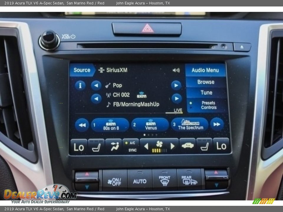 2019 Acura TLX V6 A-Spec Sedan San Marino Red / Red Photo #29