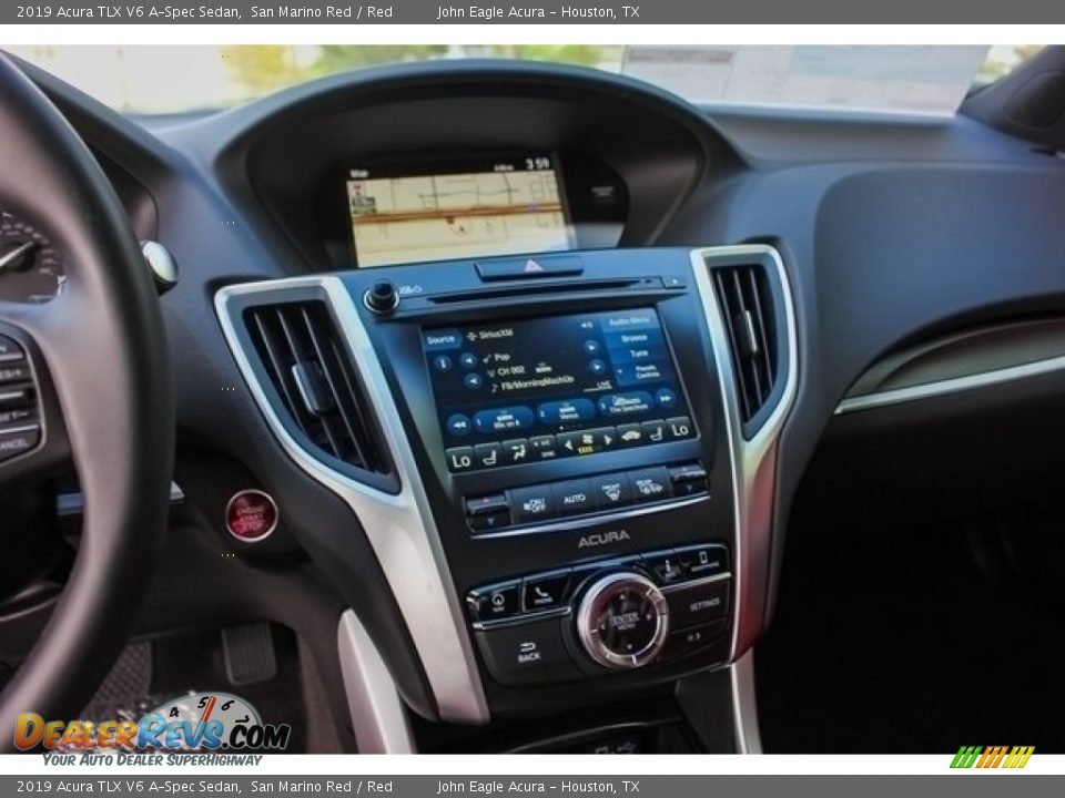 2019 Acura TLX V6 A-Spec Sedan San Marino Red / Red Photo #33