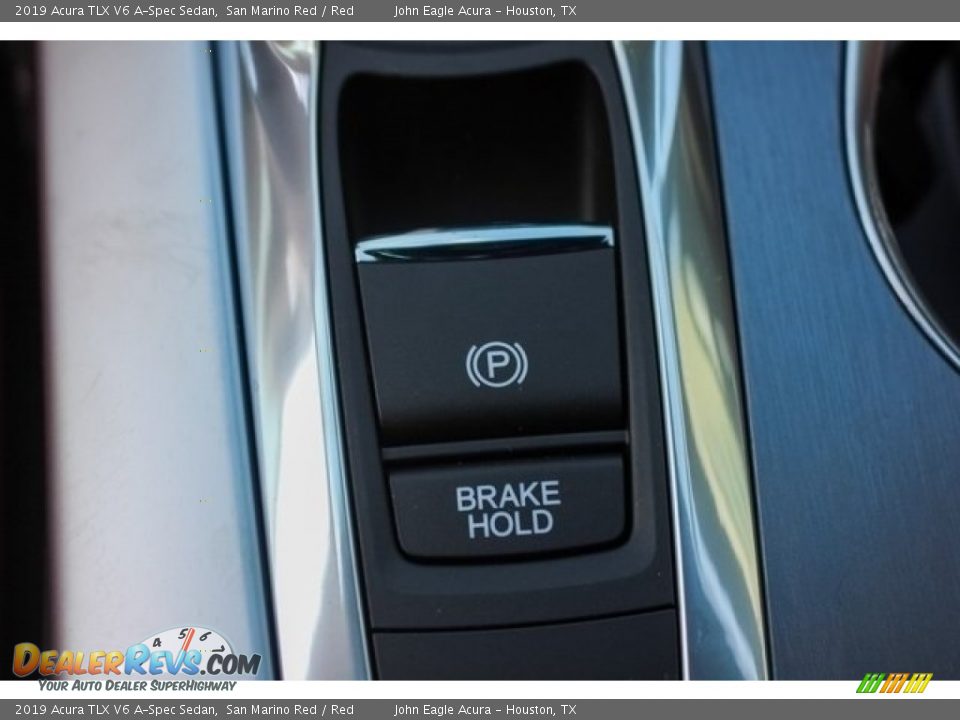 2019 Acura TLX V6 A-Spec Sedan San Marino Red / Red Photo #35