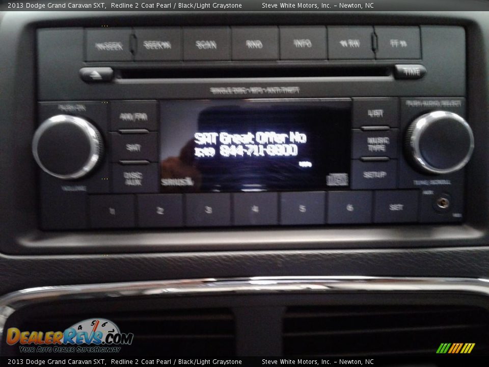 2013 Dodge Grand Caravan SXT Redline 2 Coat Pearl / Black/Light Graystone Photo #25