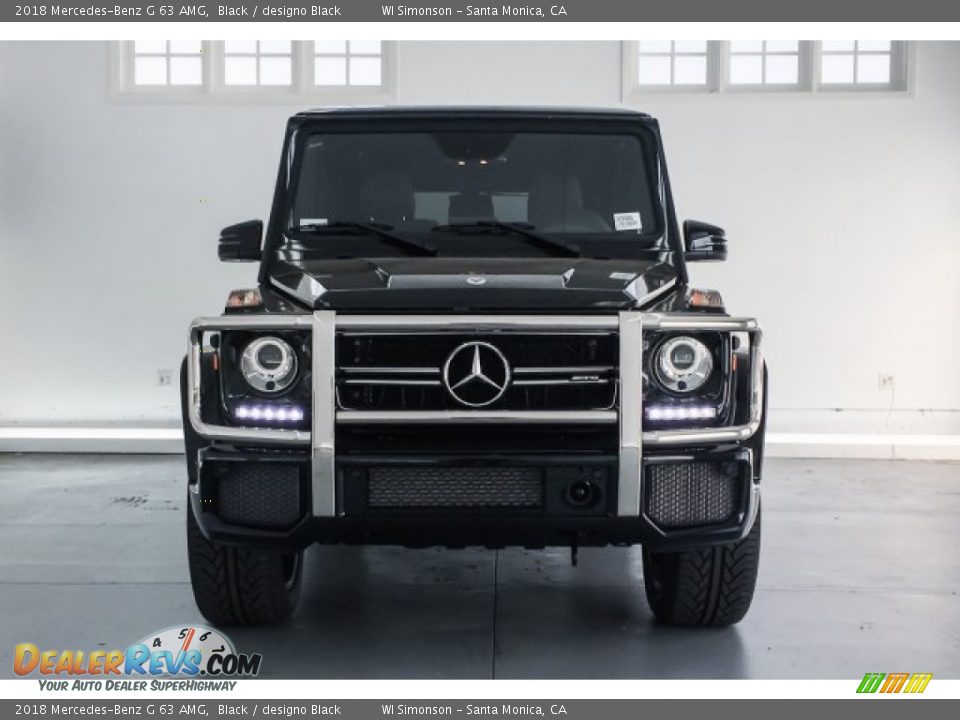 2018 Mercedes-Benz G 63 AMG Black / designo Black Photo #2