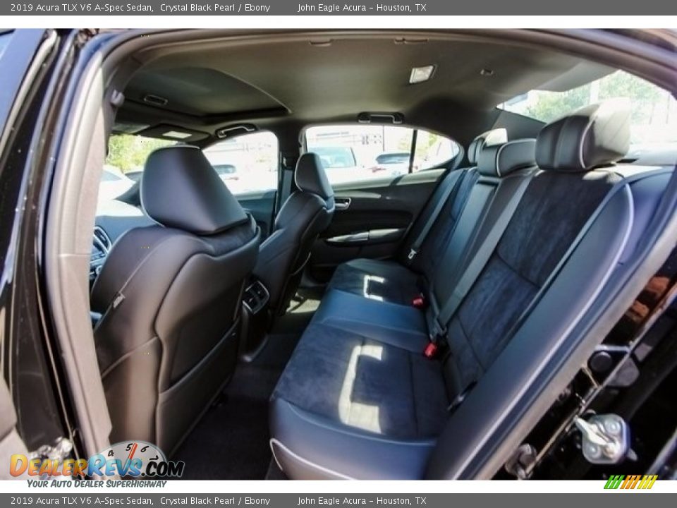 2019 Acura TLX V6 A-Spec Sedan Crystal Black Pearl / Ebony Photo #21