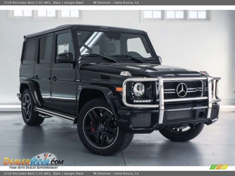 2018 Mercedes-Benz G 63 AMG Black / designo Black Photo #12