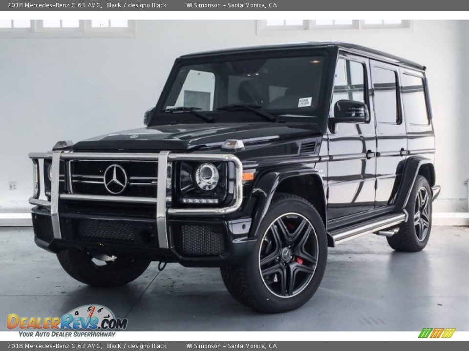 2018 Mercedes-Benz G 63 AMG Black / designo Black Photo #13