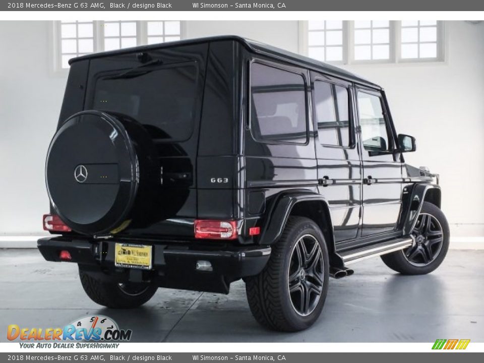 2018 Mercedes-Benz G 63 AMG Black / designo Black Photo #16