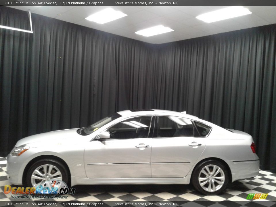 2010 Infiniti M 35x AWD Sedan Liquid Platinum / Graphite Photo #1