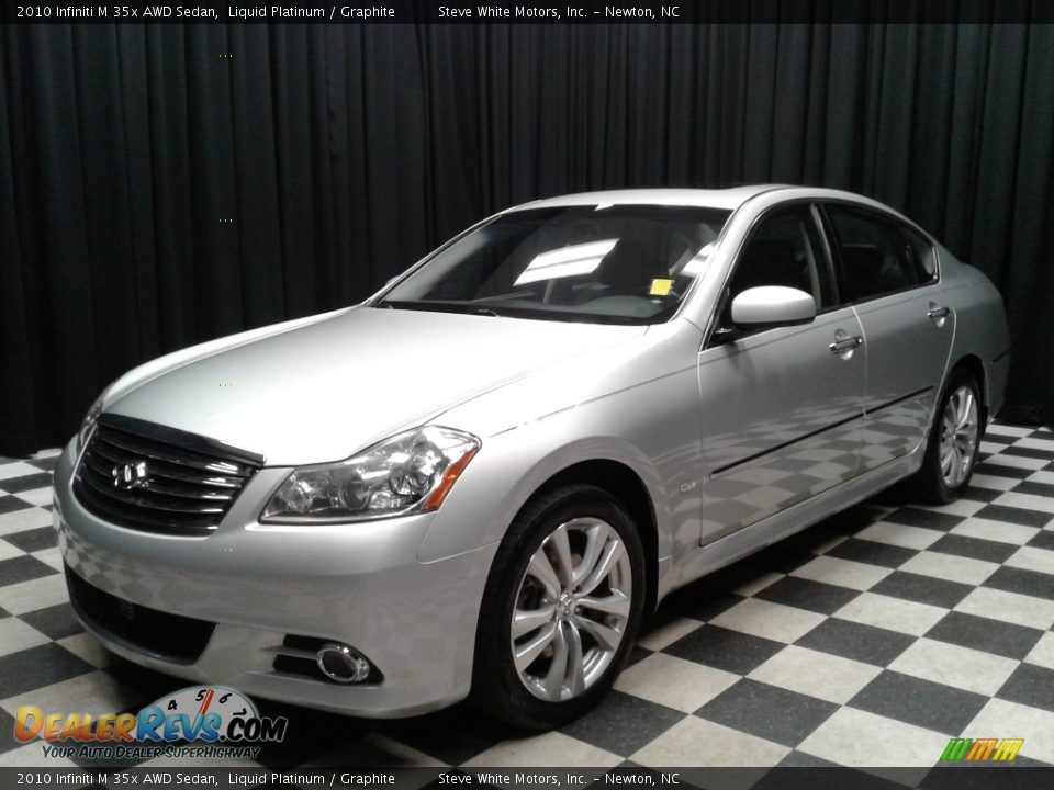 2010 Infiniti M 35x AWD Sedan Liquid Platinum / Graphite Photo #2