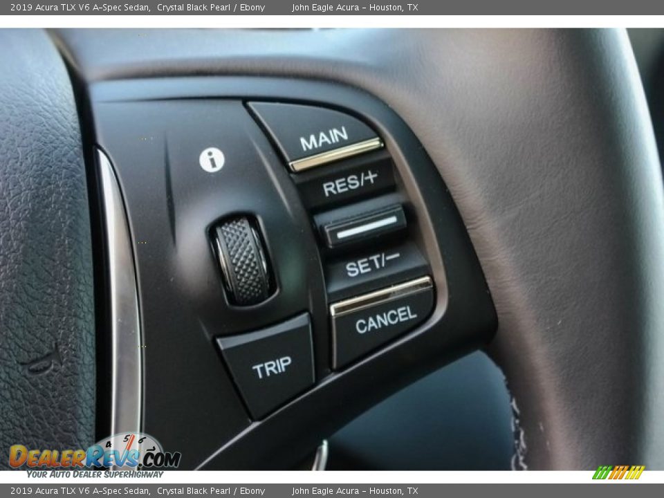 2019 Acura TLX V6 A-Spec Sedan Crystal Black Pearl / Ebony Photo #36