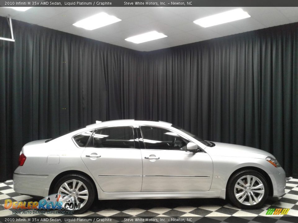 2010 Infiniti M 35x AWD Sedan Liquid Platinum / Graphite Photo #5