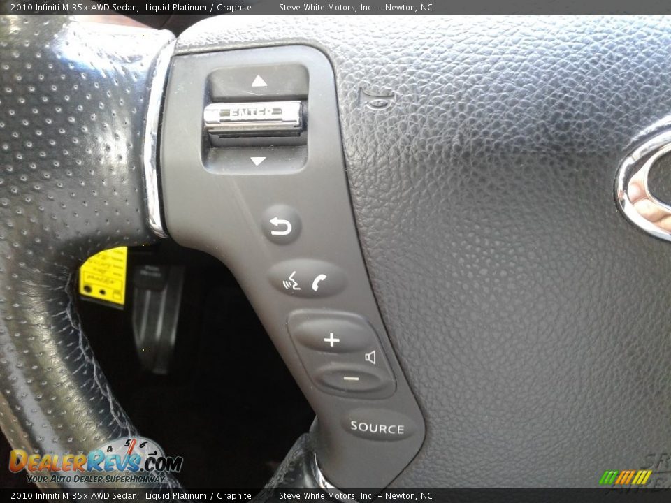 2010 Infiniti M 35x AWD Sedan Liquid Platinum / Graphite Photo #18