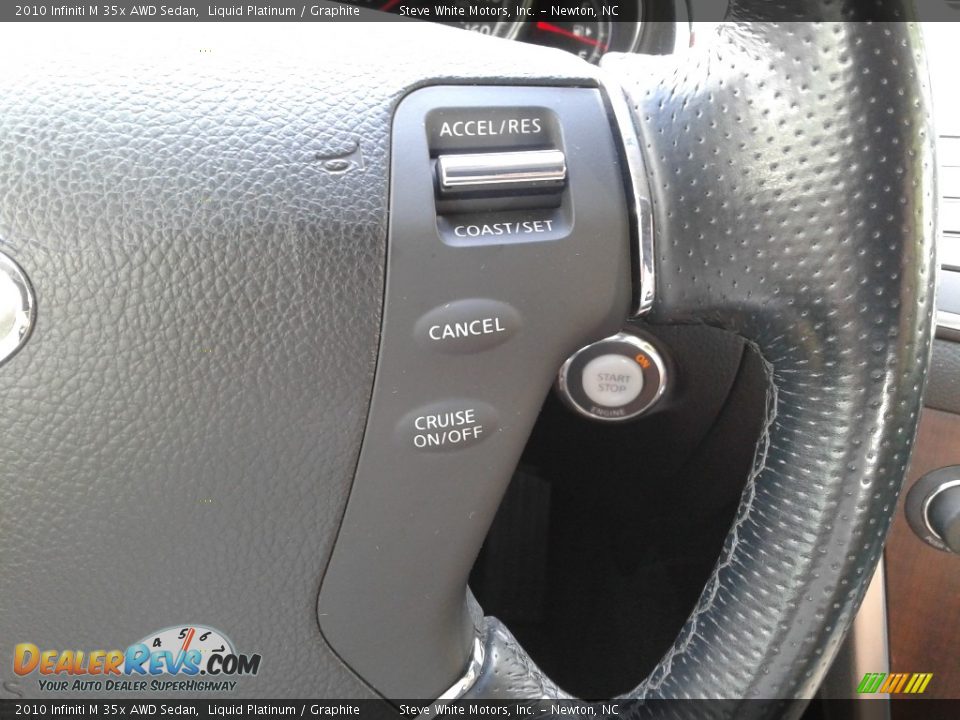 2010 Infiniti M 35x AWD Sedan Liquid Platinum / Graphite Photo #19