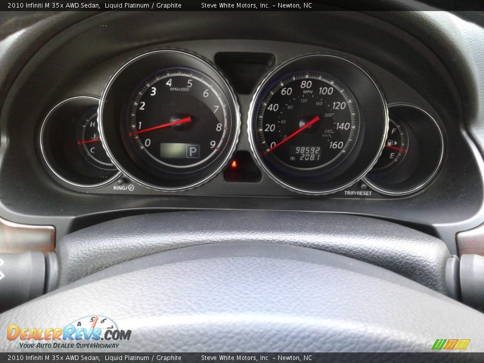 2010 Infiniti M 35x AWD Sedan Liquid Platinum / Graphite Photo #20