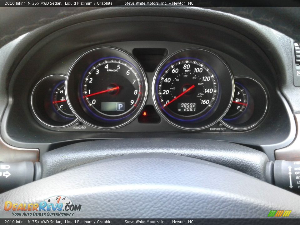 2010 Infiniti M 35x AWD Sedan Liquid Platinum / Graphite Photo #21