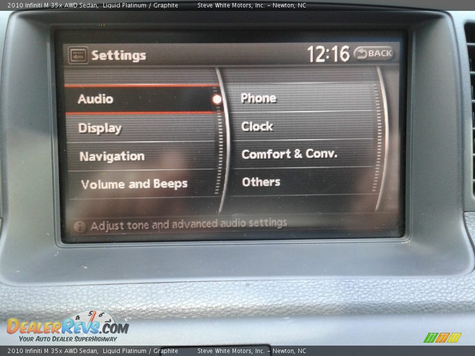 2010 Infiniti M 35x AWD Sedan Liquid Platinum / Graphite Photo #22