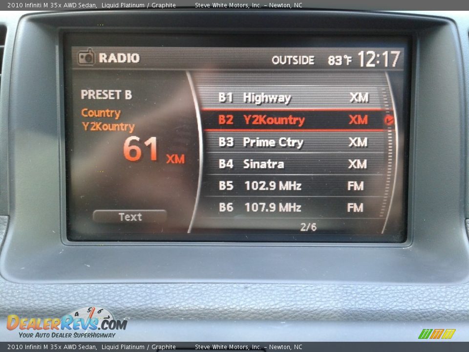 2010 Infiniti M 35x AWD Sedan Liquid Platinum / Graphite Photo #23