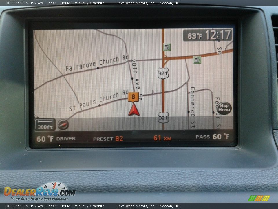 2010 Infiniti M 35x AWD Sedan Liquid Platinum / Graphite Photo #24