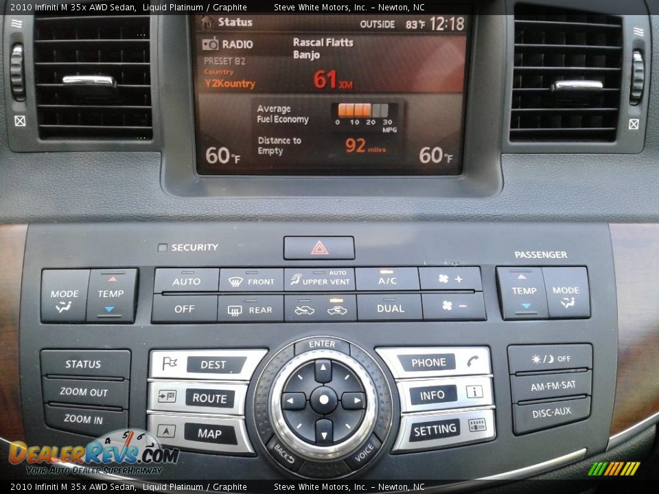 2010 Infiniti M 35x AWD Sedan Liquid Platinum / Graphite Photo #27