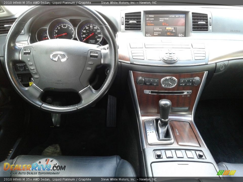 2010 Infiniti M 35x AWD Sedan Liquid Platinum / Graphite Photo #30