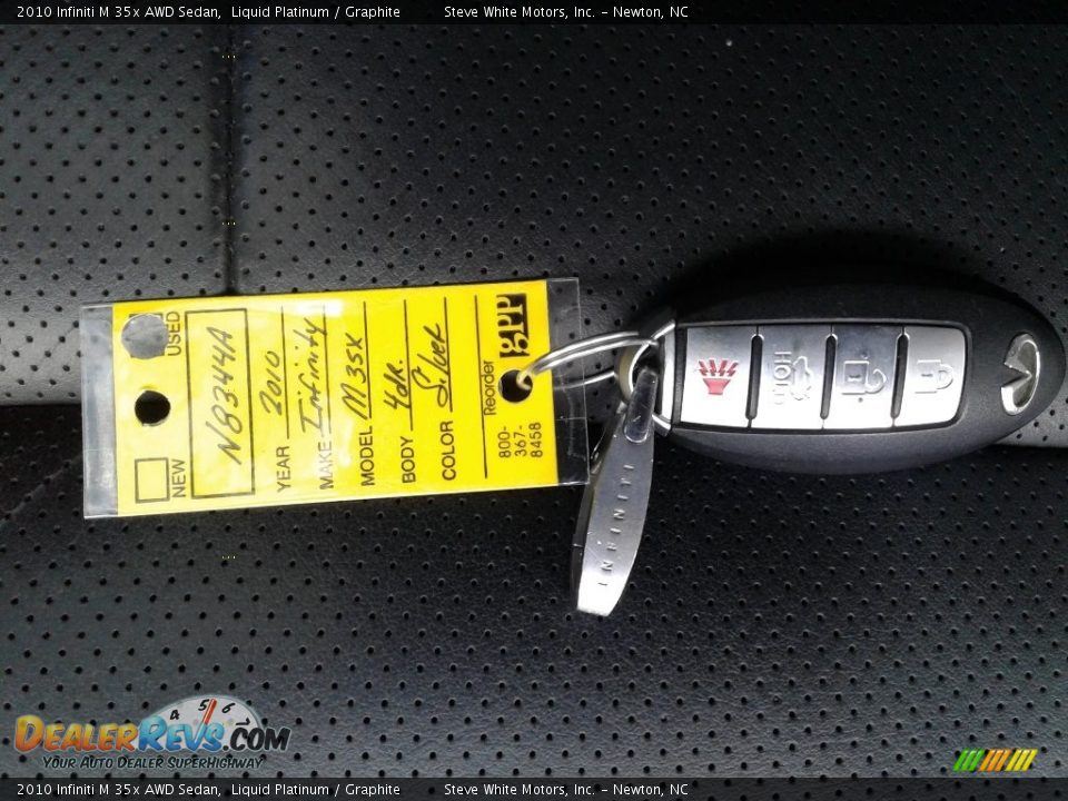 2010 Infiniti M 35x AWD Sedan Liquid Platinum / Graphite Photo #32