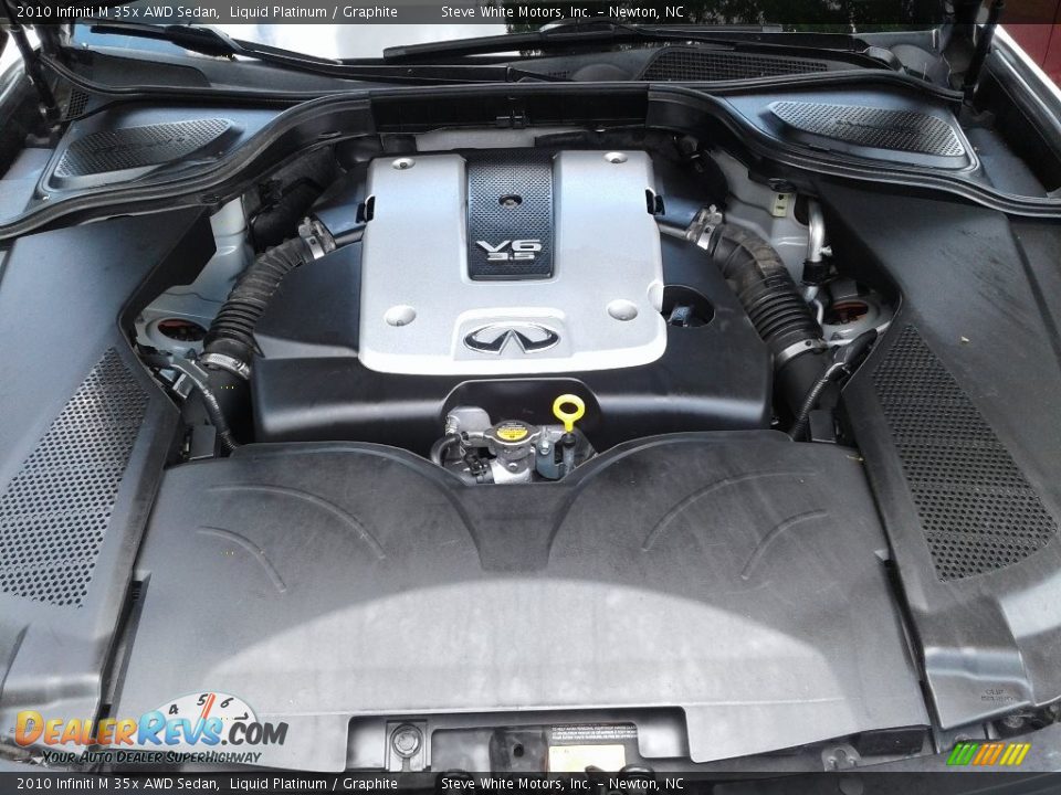 2010 Infiniti M 35x AWD Sedan Liquid Platinum / Graphite Photo #33