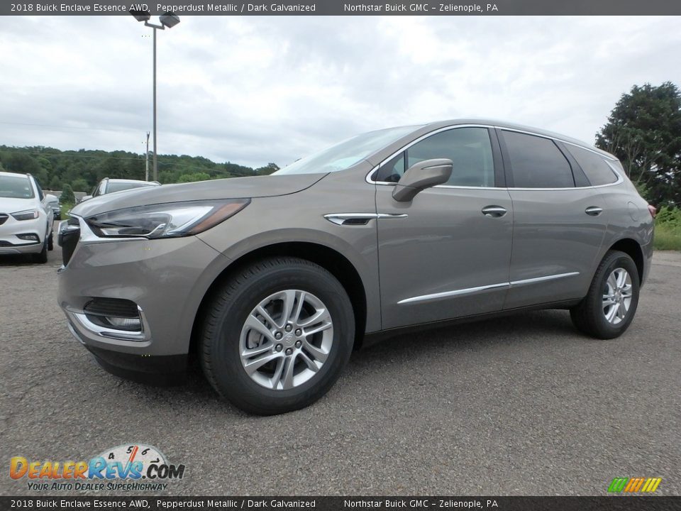 2018 Buick Enclave Essence AWD Pepperdust Metallic / Dark Galvanized Photo #1