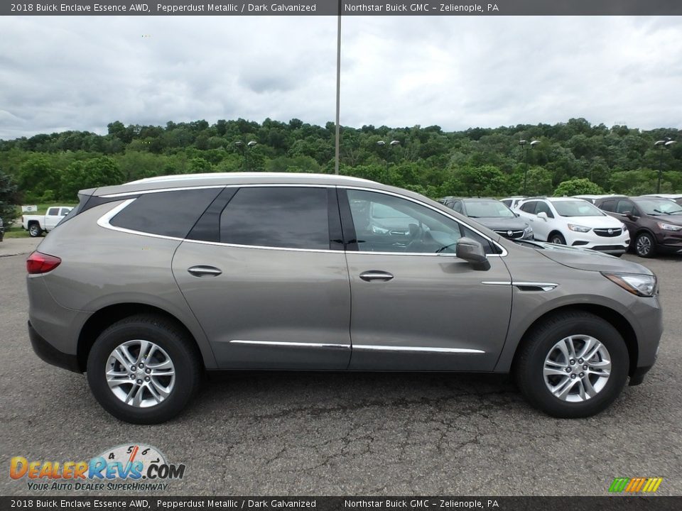 2018 Buick Enclave Essence AWD Pepperdust Metallic / Dark Galvanized Photo #4
