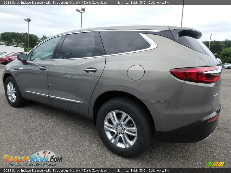 2018 Buick Enclave Essence AWD Pepperdust Metallic / Dark Galvanized Photo #7