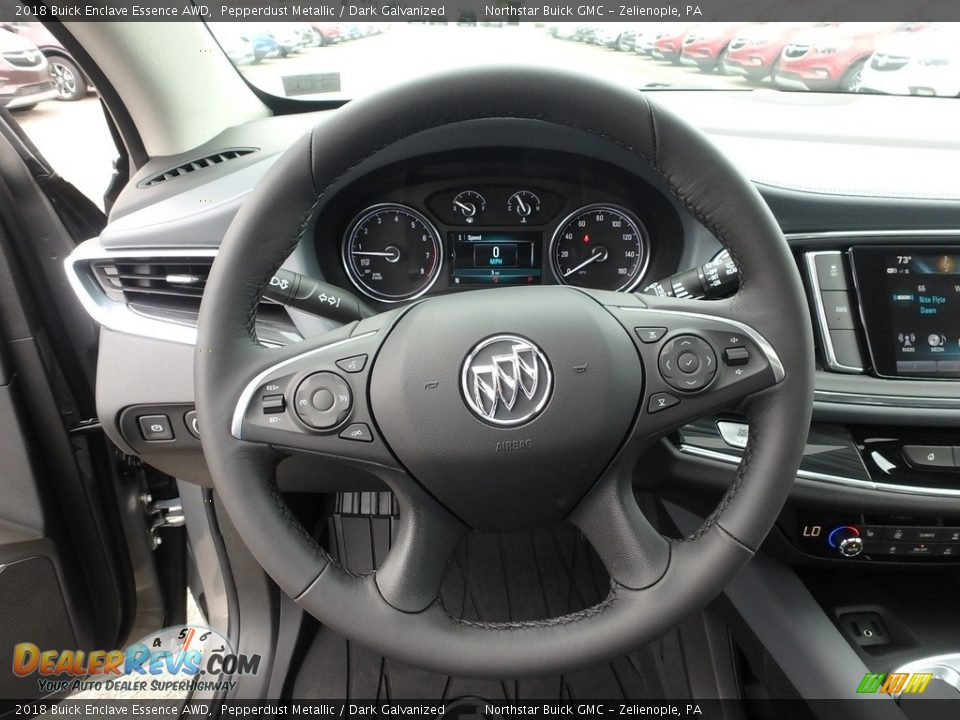 2018 Buick Enclave Essence AWD Pepperdust Metallic / Dark Galvanized Photo #17