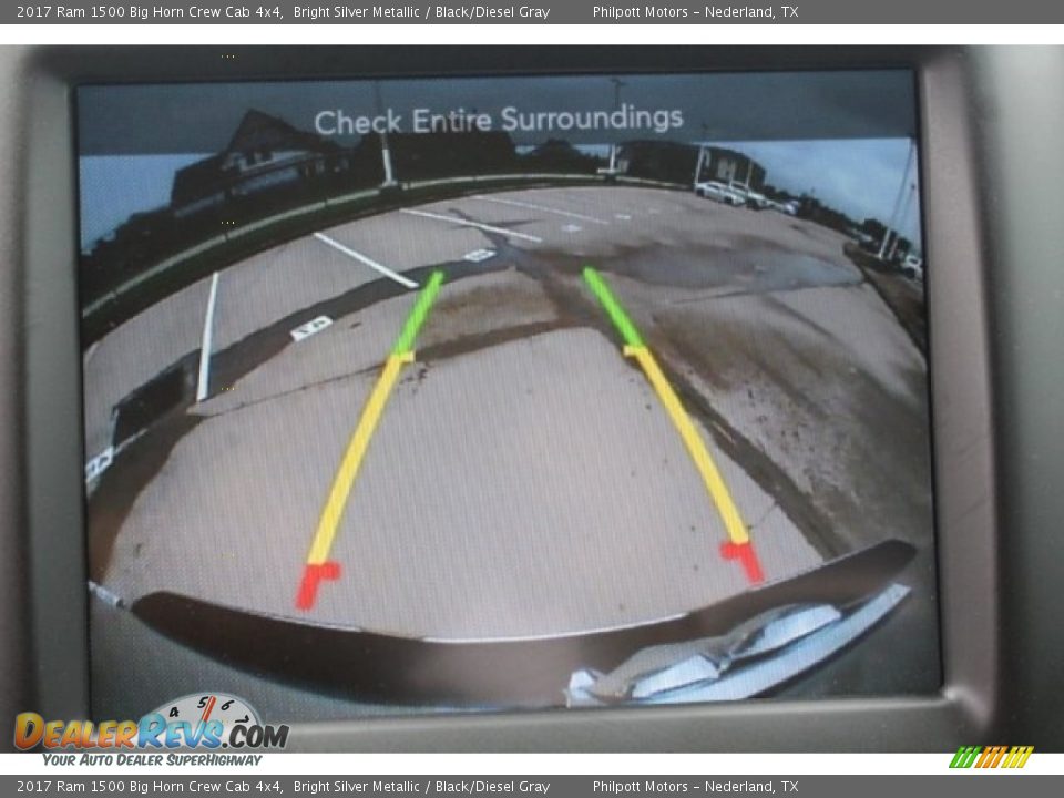 2017 Ram 1500 Big Horn Crew Cab 4x4 Bright Silver Metallic / Black/Diesel Gray Photo #17