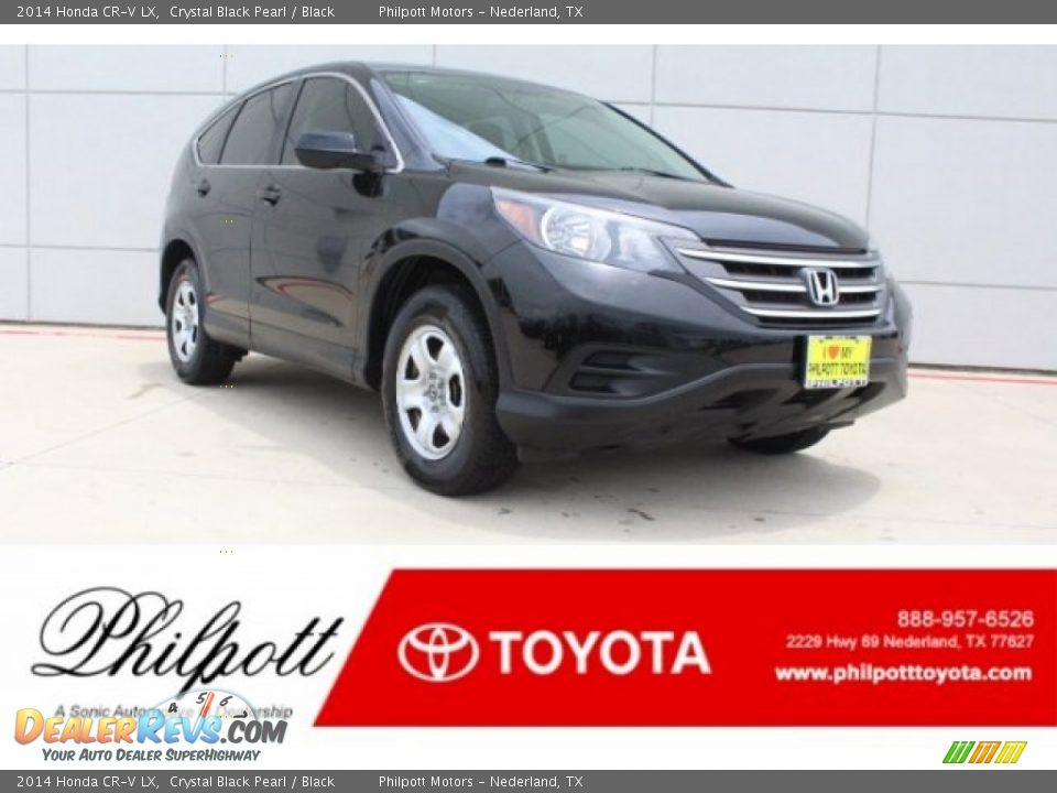 2014 Honda CR-V LX Crystal Black Pearl / Black Photo #1