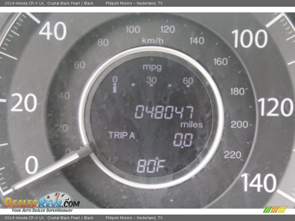 2014 Honda CR-V LX Crystal Black Pearl / Black Photo #22