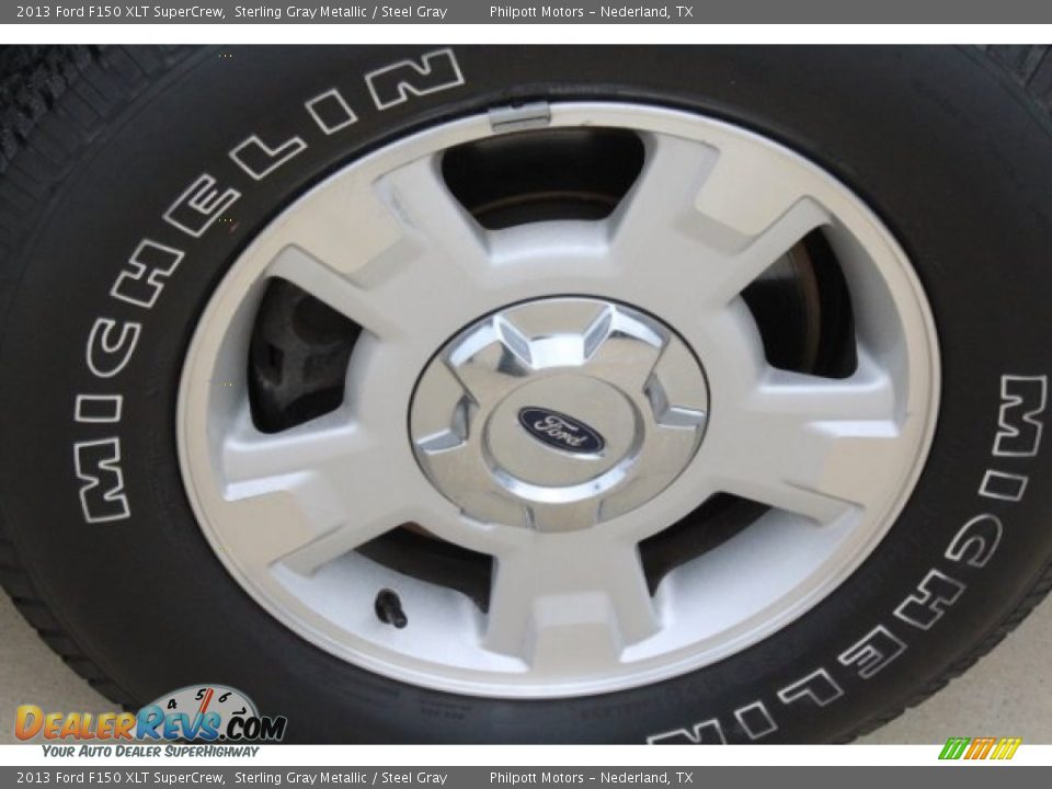 2013 Ford F150 XLT SuperCrew Sterling Gray Metallic / Steel Gray Photo #10