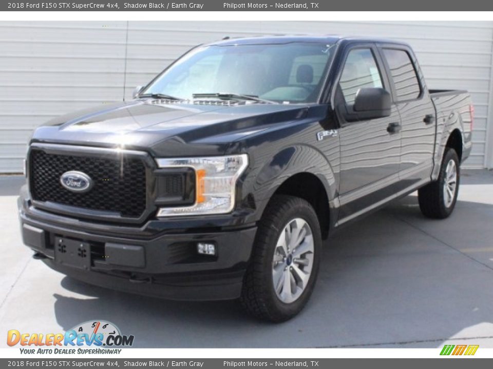 2018 Ford F150 STX SuperCrew 4x4 Shadow Black / Earth Gray Photo #3