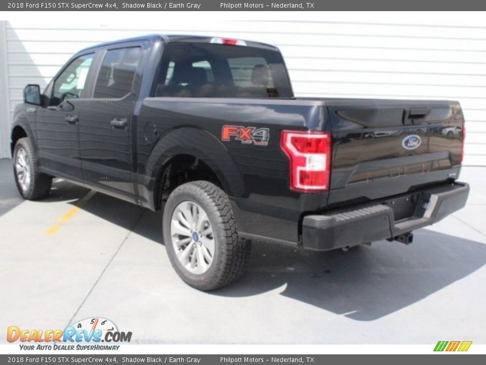 2018 Ford F150 STX SuperCrew 4x4 Shadow Black / Earth Gray Photo #8